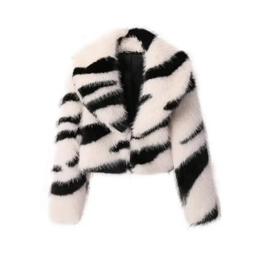 Take Me Out Faux Fur Coat (Preorder)